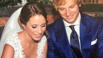 Rakitic celebra desde Rusia y en Instagram su tercer aniversario de boda.