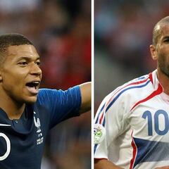 Mbappé 'juega' con Zidane