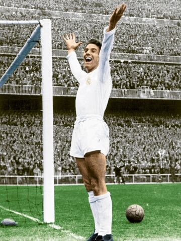 El madrile?o jug車 en el Real Madrid entre 1953 y 1961 y en el Betis las temporadas 64-65 y 65-66.