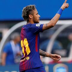 Neymar brilla en el estreno de Valverde con el Barcelona