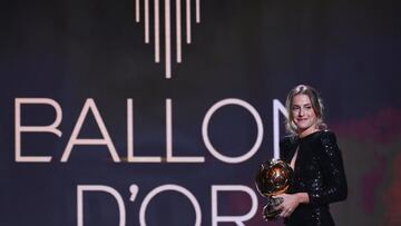 Balon de Oro 2021. Alexia Putellas, jugadora del FC Barcelona.