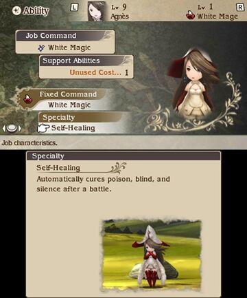 Captura de pantalla - Bravely Default: Flying Fairy (3DS)