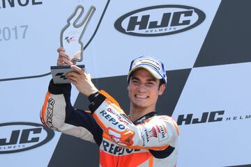 Dani Pedrosa fue tercero.