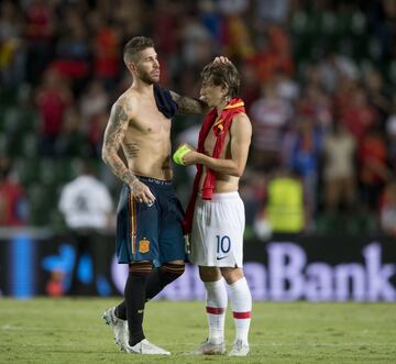Luka Modric y Sergio Ramos.