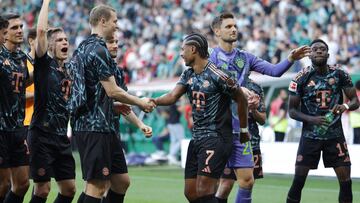 Los jugadores del Bayern.