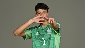 Ferran Quetglas, portero del Juvenil A del Real Madrid y la Sub-18.