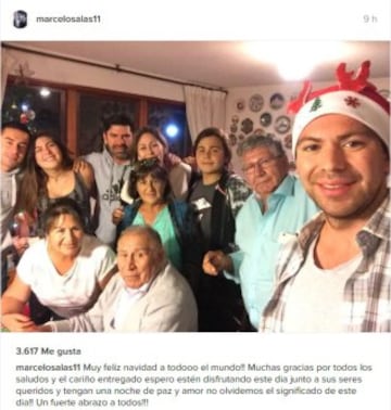 El 'Matador' cumplió 42 años ayer y festejó su cumpleaños y navidad con su familia. 