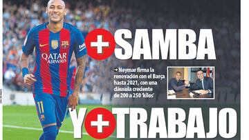 Prensa de Cataluña: Neymar para largo en el Barcelona