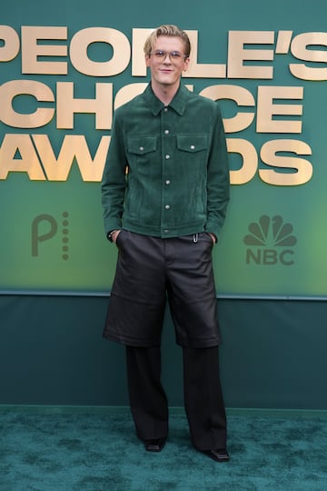 Davis Burleson durante la alfombra roja de los Choice Awards 2024 celebrados en The Barker Hangar (Santa Mnica). 

 
 