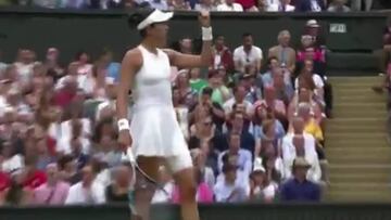 ¡Maravilla de Muguruza!: con puntos así aplastó a Venus Williams