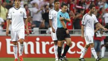 <b>SIN RITMO. </b>El Madrid acusó el cansancio ante un Benfica que llevaba cinco partidos de pretemporada ya a sus espaldas.