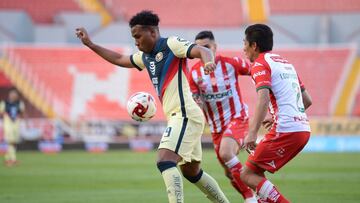 Necaxa - América (1-1): Resumen del partido y goles