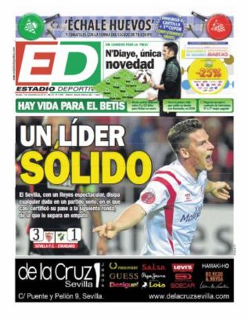 Portadas de la prensa deportiva