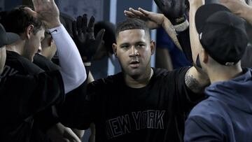 El receptor dominicano de los Yankees contin&uacute;a con su despliegue de poder a un paso hist&oacute;rico.
 