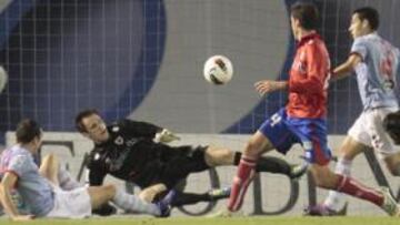 <b>IAGO ASPAS SENTENCIÓ. </b>El tercer tanto celeste llegó en el minuto 44 y fue el segundo en la cuenta goleadora de Iago Aspas.