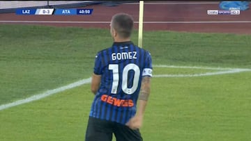 Los dos goles del Papu Gómez y su baile en el Atalanta vs Lazio