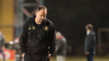 Futbol, Huachipato vs Union Espanola.
Fecha 9, campeonato nacional 2025.
El entrenador de Union Espanola, Jose Luis Sierra, durante el partido de primera division contra Huachipato realizado en el estadio Cap de Talcahuano, Chile.
27/04/2025
Jaime Salazar/Photosport
Football, Huachipato vs Union Espanola.
9th round, 2025 national championship.
Union Espanola’s coach Jose Luis Sierra during the first division match against Huachipato at the Cap stadium in Talcahuano, Chile.
27/04/2025
Jaime Salazar/Photosport