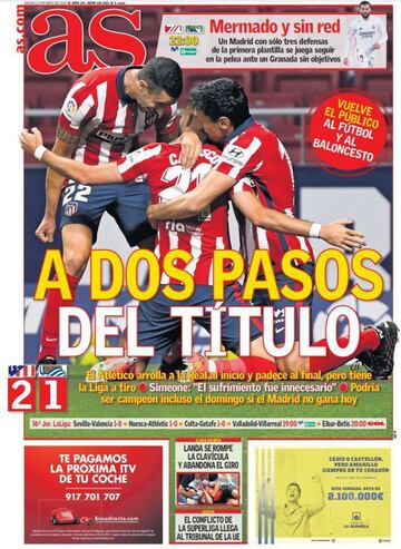 Las portadas de AS de mayo