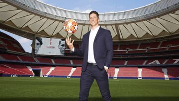 Fernando Torres en el Wanda Metropolitano. 