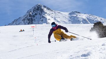 Esquiador en Baqueira Beret