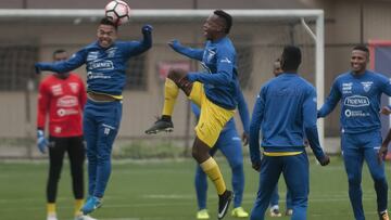 Así entrena Ecuador de cara al enfrentamiento con la Roja