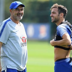 Cesc: "Sarri es supersticioso y muy terco con sus ideas"