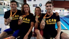 Mireia Belmonte y Melani Costa brillan en la primera jornada del Campeonato de Espa&ntilde;a Universitario con tres oros
 La UCAM domina en la primera jornada con doce medallas: ocho de oro, dos de plata y dos de bronce
 