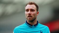 Soccer Football - Premier League - Brighton &amp; Hove Albion v Tottenham Hotspur - The American Express Community Stadium, Brighton, Britain - October 5, 2019  Tottenham Hotspur&#039;s Christian Eriksen looks on  Action Images via Reuters/Andrew Couldrid