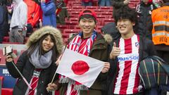 Gran ambiente en el Wanda Metropolitano. 