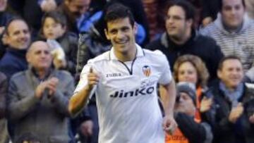 El defensa del Valencia CF Ricardo Costa.