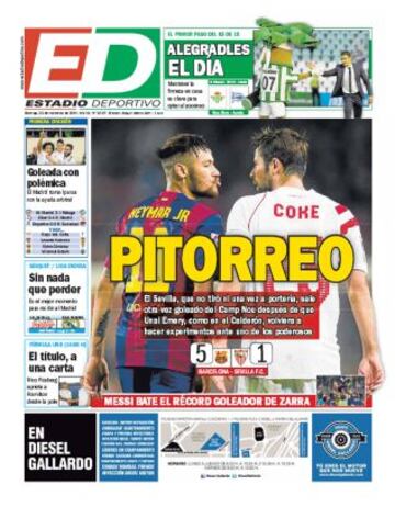 Portadas de la prensa deportiva