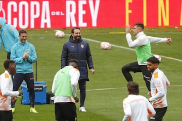 Entrenamiento del Valencia. José Bordalás.