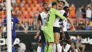 13/08/21  PARTIDO PRIMERA DIVISION 
 VALENCIA CF  -  GETAFE CF
 Giorgi Mamardashvili ALEGRIA GABRIEL PAULISTA 