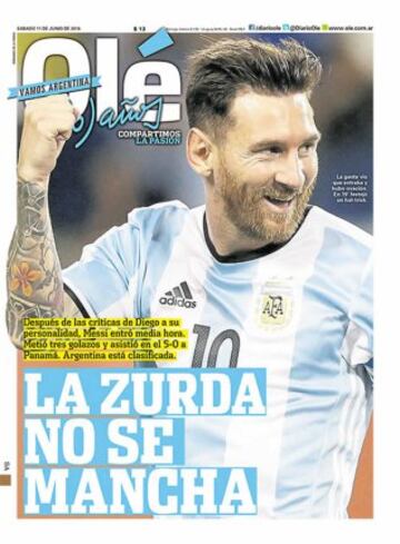 Portadas de la prensa mundial