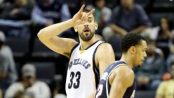 Los Grizzlies se estrenan gracias a un Marc Gasol gigante