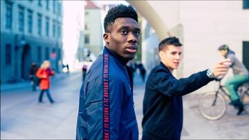 Alphonso Davies ya se entrenó con el Bayern Munich