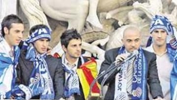 <b>GENERALITAT. </b>El 'Govern' recibió al Espanyol y al Femenino.