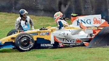 <b>SALVAVIDAS. </b>La prueba de colisión permite que accidentes como el de Piquet se queden en nada.