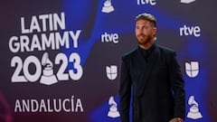 Sergio Ramos poses on the red carpet during the 24th Annual Latin Grammy Awards show in Seville, Spain, November 16, 2023. REUTERS/Marcelo del Pozo