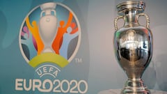 El trofeo de campe&oacute;n de la Eurocopa 2020, en una imagen de archivo.