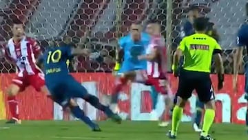 El golazo de Tevez para dar la vuelta al resultado ante Unión