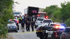 Más de 40 personas fueron encontradas muertas este lunes en un camión utilizado para transportar migrantes en San Antonio, Texas. Aquí los detalles.