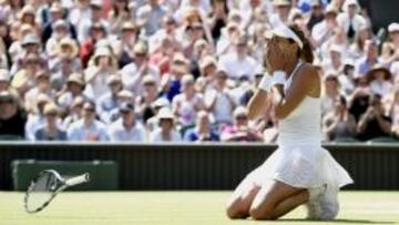 Muguruza hace historia y jugará la final ante Serena Williams