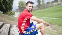 David Villa se muestra feliz por su vuelta a la Selecci&oacute;n.