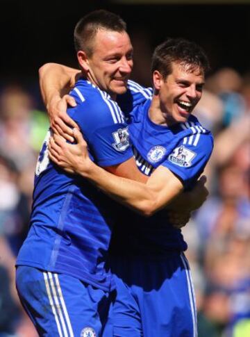 John Terry y César Azpilicueta.