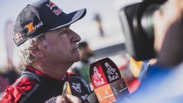 Carlos Sainz en el Dakar.