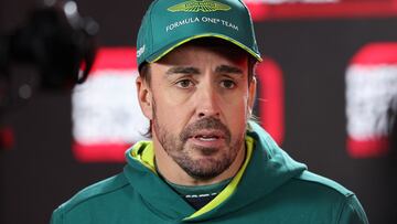 Fernando Alonso (Aston Martin). Las Vegas, Estados Unidos. F1 2024.