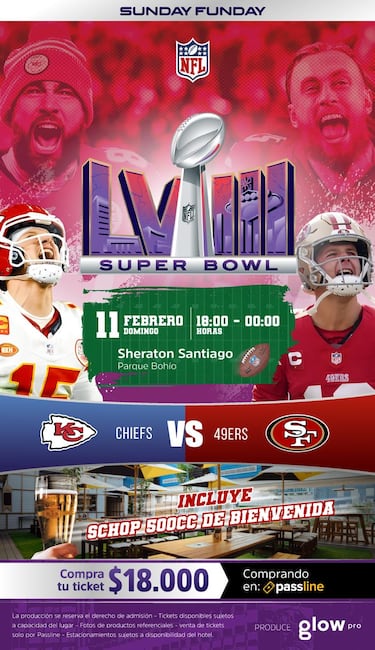 Superbowl en Chile: cuándo y dónde ver la final de la NFL con el mejor ambiente de Santiago