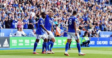 El Leicester se cuela entre los 15 equipos con m¨¢s valor de mercado en Europa con 548 millones de euros. El campe¨®n de la Premier en 2016 cuenta con una base joven en su plantilla. As¨ª, los m¨¢s valorados de los 'foxes' son Ndidi (60), Tielemans (55), Maddison (50), S?y¨¹nc¨¹ (45) y Fofana (40).