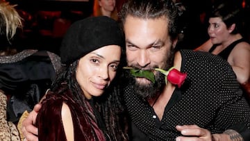 Imagen de Lisa Bonet junto a Jason Momoa.